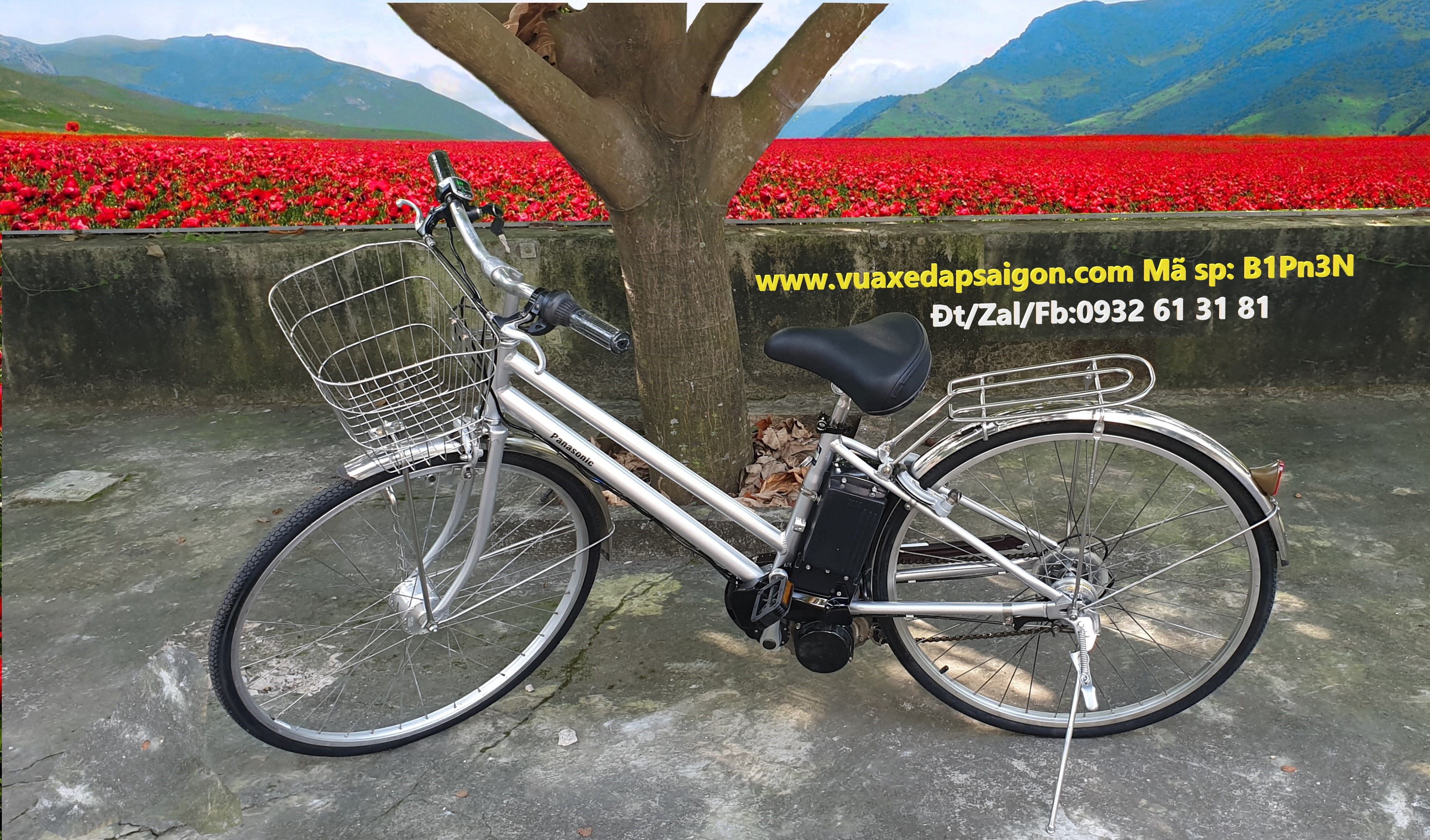 Xe đạp điện Nhật 3 chế độ : Panasonic