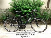 Xe đạp thể thao địa hình điện trợ lực Nhật : Pas Brace 2018